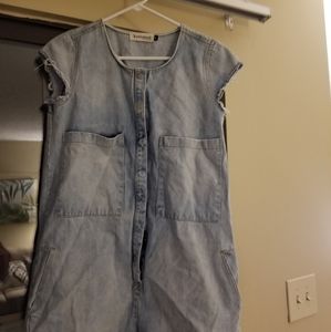 Denim Romper